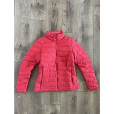 MOUNTAIN HARDWEAR M 750 stretchdown womens puffer coat jacket pink zip winter