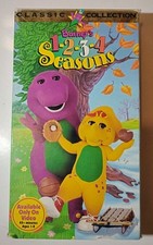 Vintage 1996 Barney VHS Barney’s 1-2-3-4 Seasons Classic Collections 45min #2012