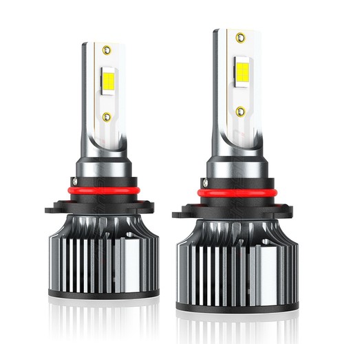 9006 LED Headlights Low Beam Bulb 100W Bright 6000K Replace Halogen 2x - Picture 3 of 12