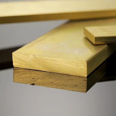 Messing Flachmaterial Brass Flat Plain Messing Flachstange Messing - Bild 1 von 4
