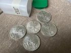 Lot of 5 - 2012 $1 American Silver Eagle 1 oz BU