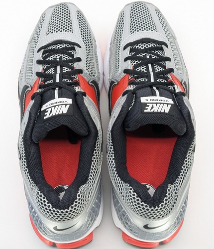 Nike Zoom Vomero 5 Metallic Silver Crimson Low Mens Size 15 New Running Shoes - Picture 7 of 12