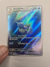 Pokémon TCG Wartortle 171/165 Scarlet & Violet 151 Illustration Rare Holo Card