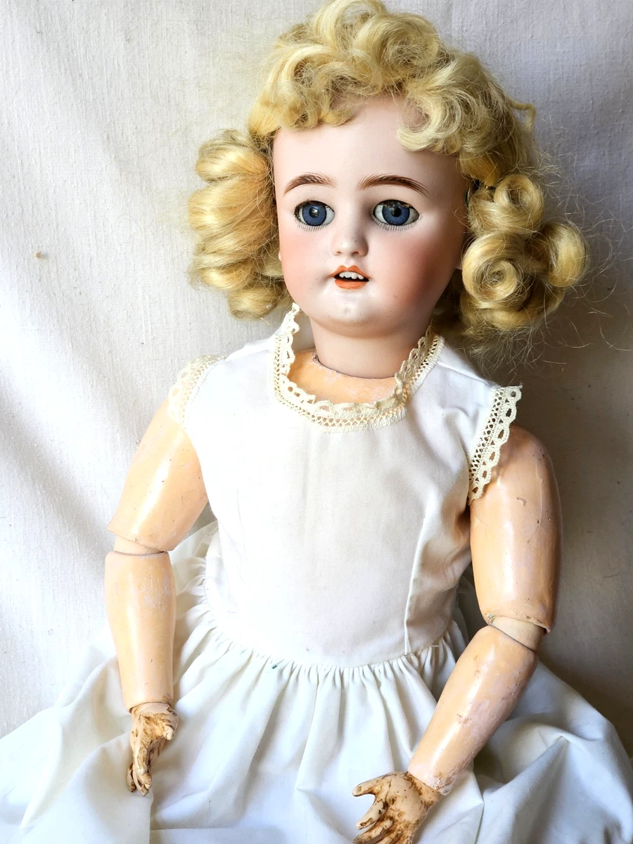 muñeca antigua de porcelana alemana k.r. simon - Compra venta en