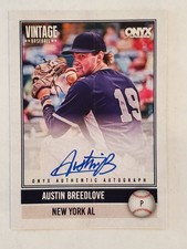 AUSTIN BREEDLOVE 2026 Onyx Vintage ON-CARD AUTO #'d 577/880 Yankees