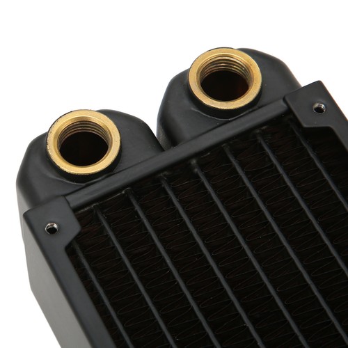 Water Cooling Radiator Double Layers 8 Pipes G1/4 Thread Brass Water Cooler W CT - Picture 19 of 22
