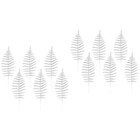 Set of 2 Fake Leaf Decor Home Decoration Foliage Artificial Pick Ornament