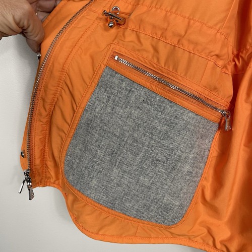 Peter Millar Addison Weste Damen Medium orange gesteppt windabweisend Golf Sport - Bild 10 von 11