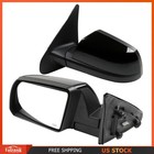 Black Fits For 07-16 Toyota Tundra Pair of Mirrors Power Heated Side Fold