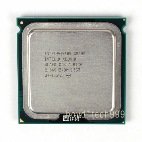 INTEL XEON X5355 PROCESSOR 2.66GHz/8M/1333（SLAEG）LGA 771/Socket J CPU - Picture 1 of 1