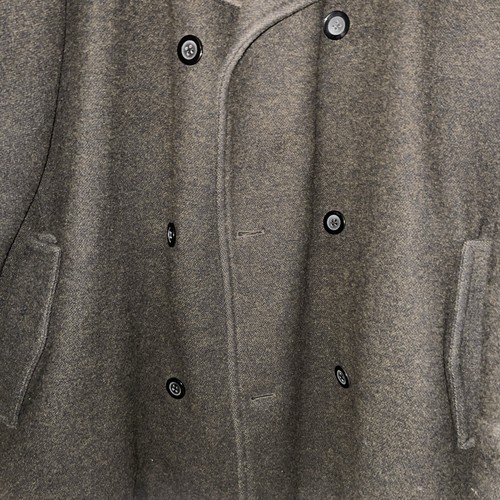 Men's Vintage double Breasted Short Overcoat 3XL Very Warm and Comfortable - Picture 3 of 12