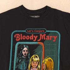 Creepy Co Lets Conjure Bloody Mary Crew Neck Shirt Mens Size Medium M Black