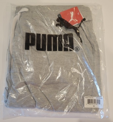 M Damen Puma Fleece Jogginghose Sweat grau mit Kordelzug MEDIUM NEU/VERSIEGELT - Bild 4 von 4