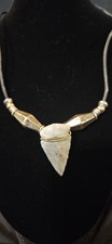 Arrowhead Necklace With Beads 18 in