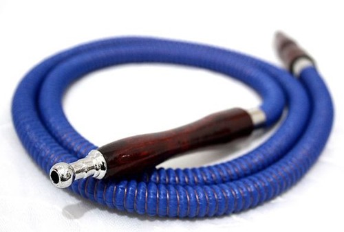 Nouveau tuyau de qualité pour chicha BLEU 57 pouces lavable avec connecteur - Imagen 1 de 2