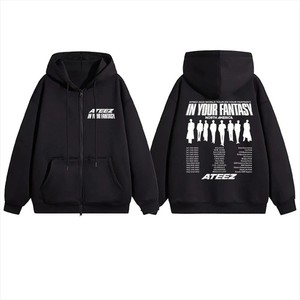 ATEEZ ソウルコン　フーディー Korean Kpop ATEEZ 2024 World Tour Zipper Hoodie Towards The