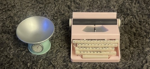 Our Generation Take a Letter Typewriter Accessory Incomplete And Blue Scale - Picture 2 of 5