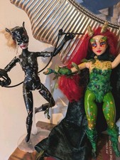 Ooak Custom Poison Ivy and Catwoman Doll Bundle Inspired by Batman Films DC