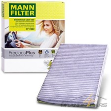 MANN-FILTER INNENRAUMFILTER FRECIOUS PLUS FÜR VW GOLF 4 CABRIO 1E LUPO 6X 6E