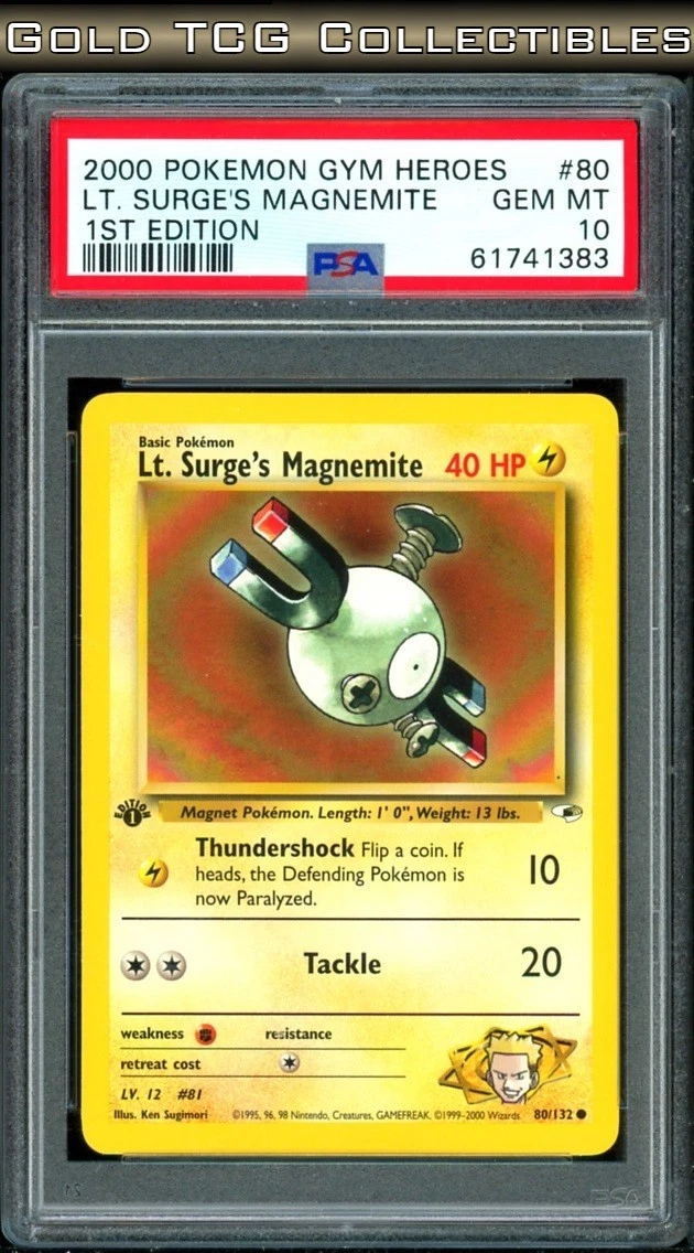 Pokémon TCG Professional Sports Authenticator (PSA) Gym Heroes