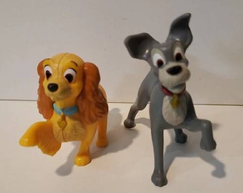 Disney Lady And The Tramp McDonalds Happy Meal Spielzeug Set 3 Zoll