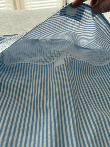 Vineyard Vines Performance Dress S Seersucker Cover-Up Nautical Beach MSRP $158 - Picture 15 of 15
