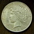 1928-S Peace Silver Dollar AU - 24816