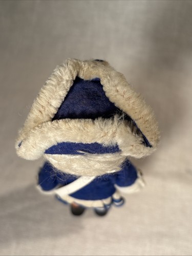 Vintage 6 1/2 inch Plastic Doll Soldier Blue Uniform - Picture 9 of 10