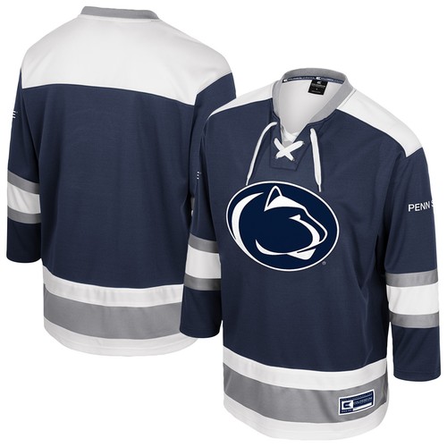 Men's Colosseum Navy Penn State Nittany Lions Athletic Machine Fashion Hockey