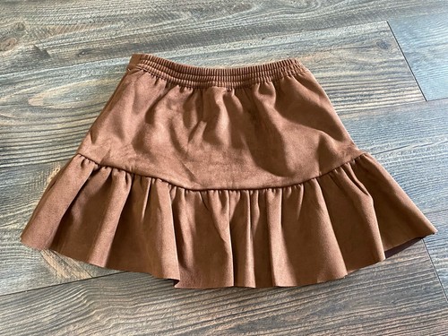 Janie And Jack Girl Skirt Size 10 Brown - Picture 2 of 3
