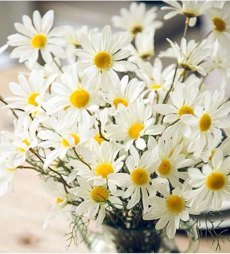 10pcs Artificial Daisy Flowers Flower Arrangements for Home Hotel Office Wedd... - Picture 5 of 9