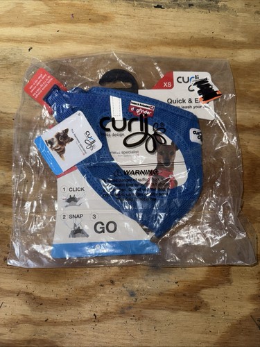 Curli Blue Air-Mesh Dog Vest Harness Size XS - Picture 1 of 3