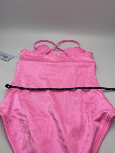 Cat & Jack Girls Swimsuit Bathing Suit One Piece Pink Size SMALL (6/7) - Picture 10 of 12