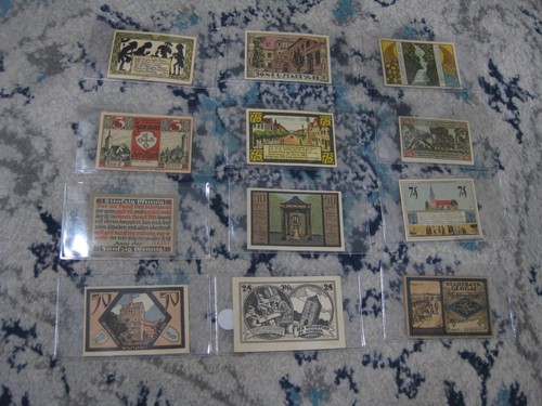 50 Pc Lot Notgeld 1921 - 1922 Germany, Mostly Unc different - Picture 5 of 10