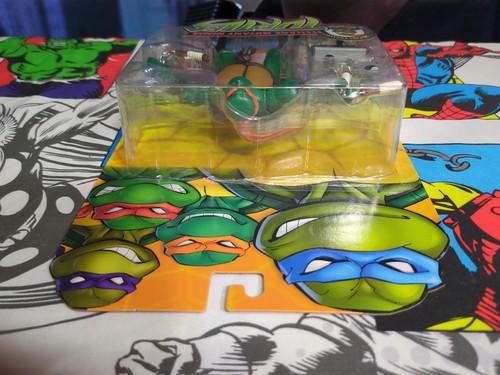 2023 Playmates Teenage Mutant Ninja Turtles MICHELANGELO figure 2003 Retro TMNT - Picture 4 of 5