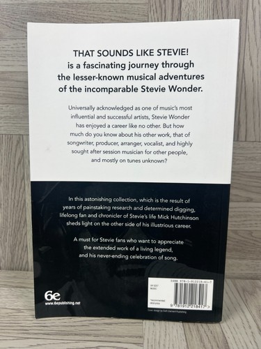 That Sounds Like Stevie! - Mick Hutchinson - Stevie Wonder Anthology - Paperback - Imagen 2 de 8