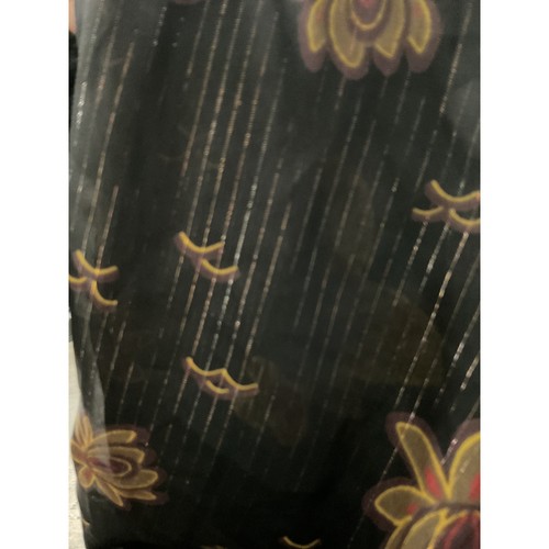 LOFT Black Floral Blouse - Women's M - Afbeelding 4 van 4