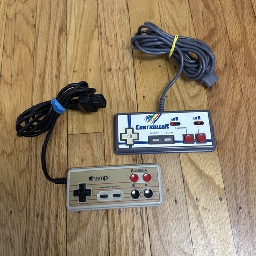 Vintage Nintendo NES Turbo Tech, Champ - Beeshu Zipper wie Controller FUNKTIONIERT