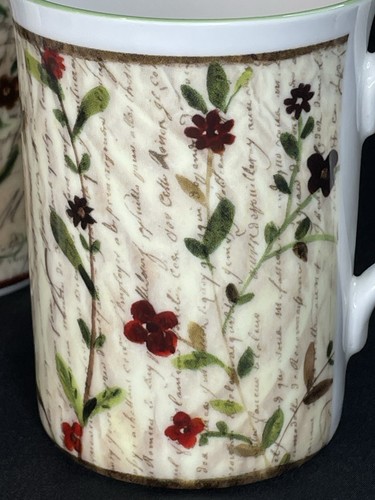 Set Of 4 ROSE OF ENGLAND Fine Bone China Tea/Coffee Mugs EUC - Picture 4 of 22