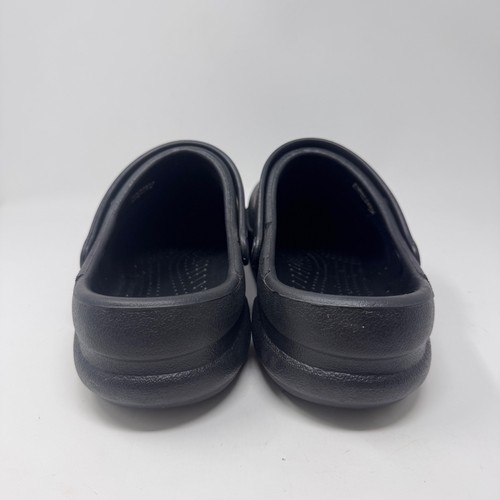 Crocs Bistro Black Clogs Men's Size 13 - Picture 4 of 8