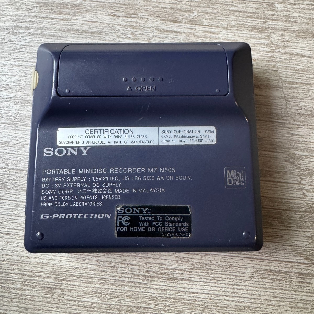 ❼ Sony MZ-S1 S2 Sports Net MD MiniDisc Walkman Recorder Player