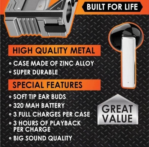 Roughneck Wireless Earbuds - Picture 3 of 3