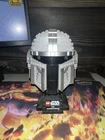 LEGO Star Wars The Mandalorian Helmet 75328 Complete Set with Display Stand