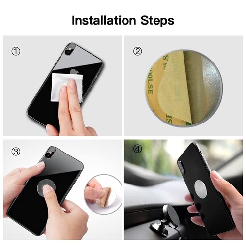 Phone Metal Plates for Magnetic Car Mount, Wall, Phone Holder. Replacement Se... - Picture 8 of 8