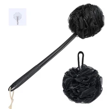 VANZAVANZU Loofah Sponge Set Loofah Exfoliating Body Scrubber, Anti-Slip Plas...