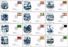 Dr Jim Stamps Lot 66 United Nations 1988 Flags Series Artcraft Monarch Size Fdc