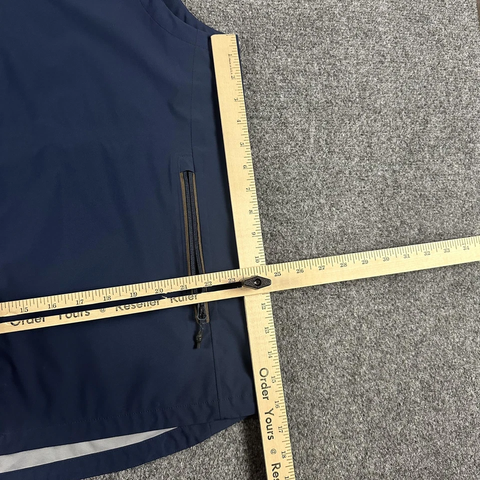 Мужской жилет Vineyard Vines Jim Nantz средний темно-синий мягкая подкладка для гольфа - Изображение 4 из 4