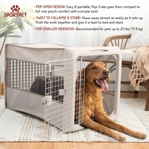Sport Pet Large Pop-Crate - Picture 2 of 6