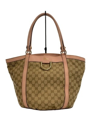 #ad GUCCI Tote Bag Canvas Pink All over Pattern 211982