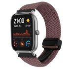 Per cinturino Amazfit GTS con fibbia magnetica intrecciata da 20 mm (viola fumo)